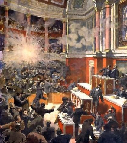 Explosion im Parlament